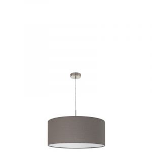 Suspension anthracite en tissu, Abano