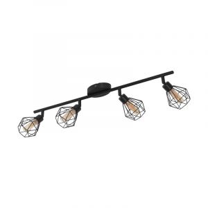 Spot plafond noir en acier, Zinedine
