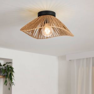 Plafonnier en papier marron, Jitze