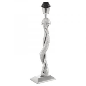 Lampe de table sans abat-jour nickel en aluminium, Mason, avec interrupteur
