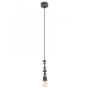 Suspension en bois noire, Abel