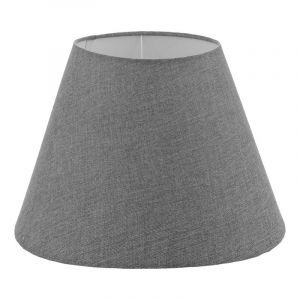 Abat-jour gris Noah, tissu
