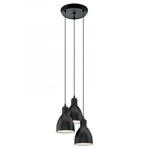 Suspension noire en métal, Lavinio