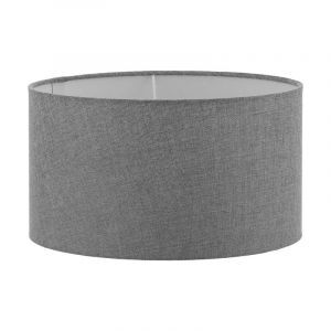 Abat-jour gris Noah, tissu