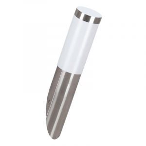 Luminaire extérieur argenté en plastique, Carlein, IP44