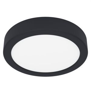 Lampe plafond blanche en plastique, Geraldo, 11W, 3000K LED