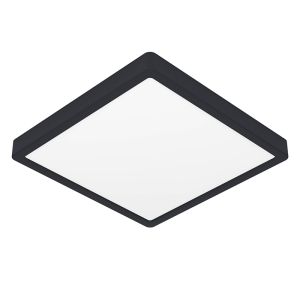 Lampe plafond blanche en plastique, Geraldo, 20,5W, 3000K LED