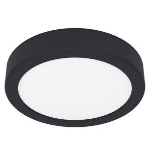 Plafonnier salle de bain blanc en plastique, Geraldo, 11W, 3000K LED, IP44
