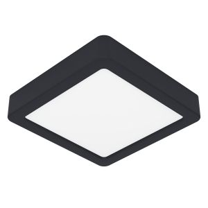 Plafonnier salle de bain blanc en plastique, Geraldo, 11W, 3000K LED, IP44
