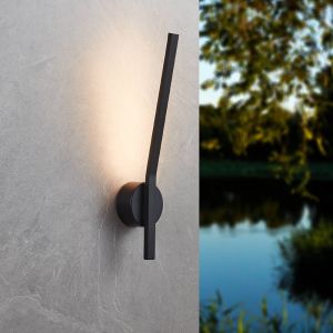 Luminaire extérieur noir en aluminium, Rutger, 11W, 3000K LED, IP54
