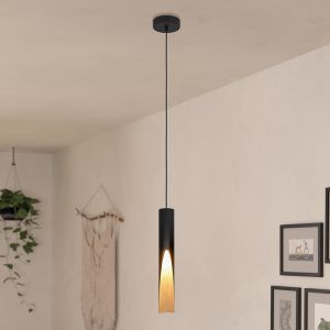 Suspension marronne en aluminium, Aloysius