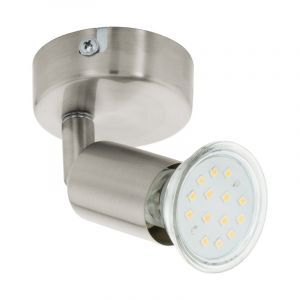 Spot plafond nickel en acier, Annelies