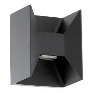 Luminaire extérieur anthracite en aluminium, Jeslynn, 3W, 3000K LED, IP44