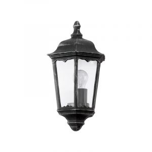 Luminaire extérieur noir en aluminium, Leanna, IP44