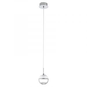 Suspension chromée en verre, Jorg, 5W, 3000K LED