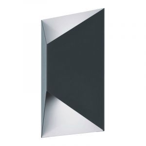 Luminaire extérieur anthracite en métal, Lyndi, 3W, 3000K LED, IP44