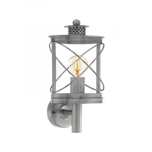 Luminaire extérieur argenté en plastique, Alisia, IP44