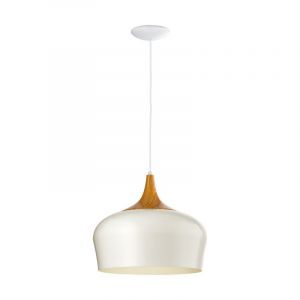 Suspension crème en bois, Annemarije