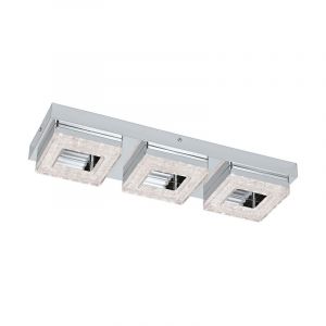 Applique murale chromée en plastique, Arjo, 4W, 3000K LED