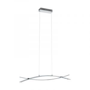 Suspension chromée en aluminium, Josua, 9W, 3000K LED