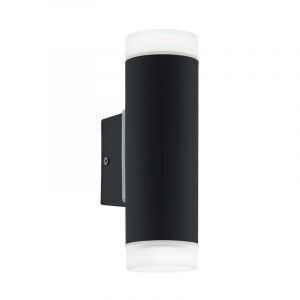 Applique up and down noire en plastique, Marlies, IP44