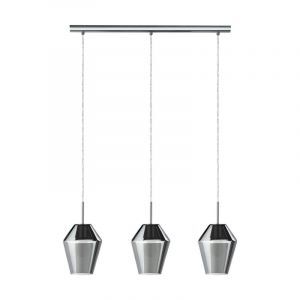 Suspension grise en verre, Carl