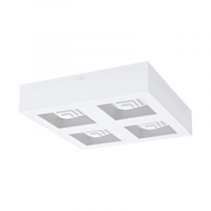 Lampe plafond blanche en acier, Olger, 6W, 3000K LED