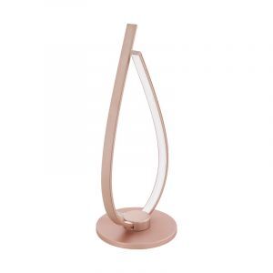 Lampe de table dorée en aluminium, Josef, 14W, 3000K LED, avec interrupteur