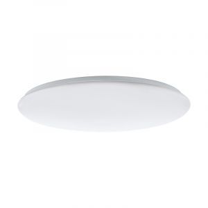 Lampe plafond blanche en acier, Patryk, 60W, couleur réglable LED