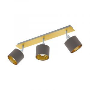 Spot plafond jaune en acier, Yaniek
