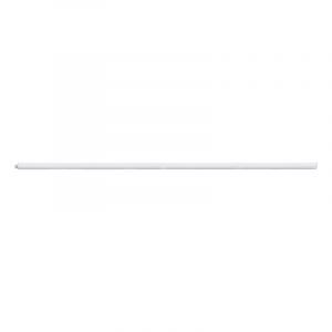 Lampe plafond en plastique blanche, Nicolle, 12W, 4000K LED, avec interrupteur