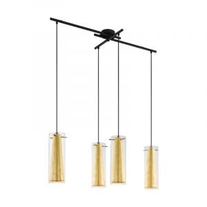 Suspension dorée en verre, Barceno