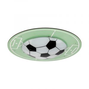 Plafonnier pour enfants vert en verre, Melati