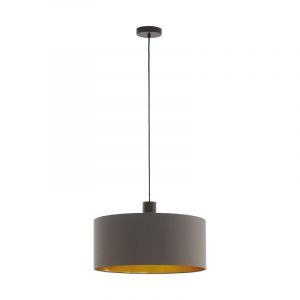 Suspension marronne en tissu, Mies