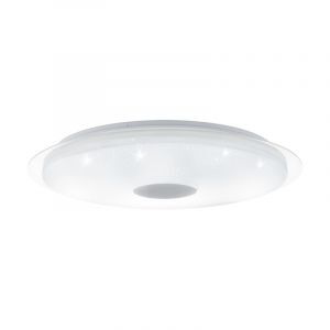 Lampe plafond transparente en plastique, Dunya, 40W, couleur réglable LED