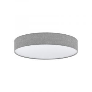Plafonnier gris en plastique, Sila, 40W, blanc chaud à froid réglable LED, avec télécommande