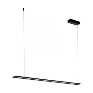Suspension noire en aluminium, Guilliano, 27W, 3000K LED