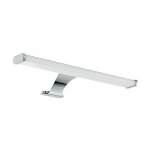 Éclairage miroir chromé en acier, Yvanka, 6W, 3000K LED, IP44