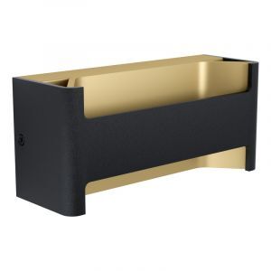 Applique murale dorée en aluminium, Oleg, 10W, 3000K LED