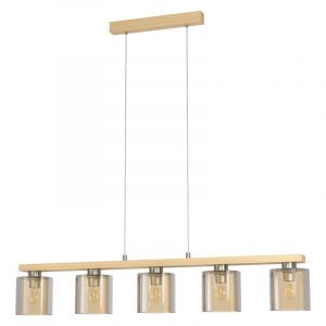 Suspension en bois ambre, Magali