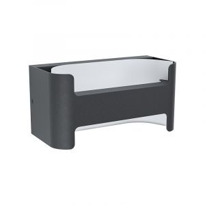 Luminaire extérieur blanche en aluminium, Lard, 4,8W, 3000K LED, IP44
