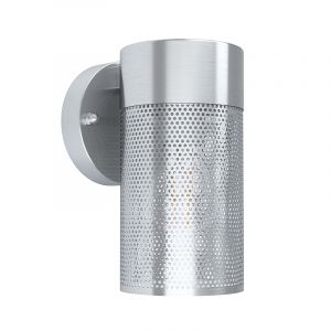 Luminaire extérieur argentée en acier inoxydable, Liliane, IP44