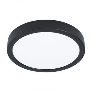 Plafonnier noir en acier, Pascale, 16W, 4000K LED