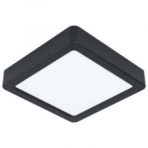 Plafonnier noir en acier, Pascale, 10W, 3000K LED