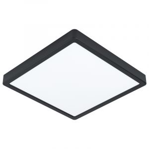 Plafonnier noir en acier, Pascale, 20W, 3000K LED