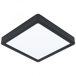 Plafonnier noir en acier, Pascale, 16W, 4000K LED