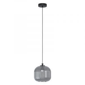 Suspension noire en verre, Elvera