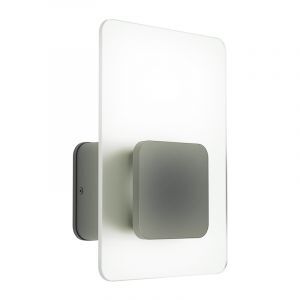 Luminaire extérieur anthracite en plastique, Lutske, 10W, 3000K LED, IP44