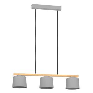 Suspension en bois grise, Jeannot
