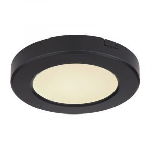 Lampe plafond noire en plastique, Cage, 6W, couleur réglable LED